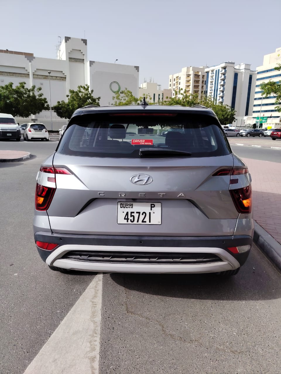 Gray Hyundai Creta 5 Seater 2023